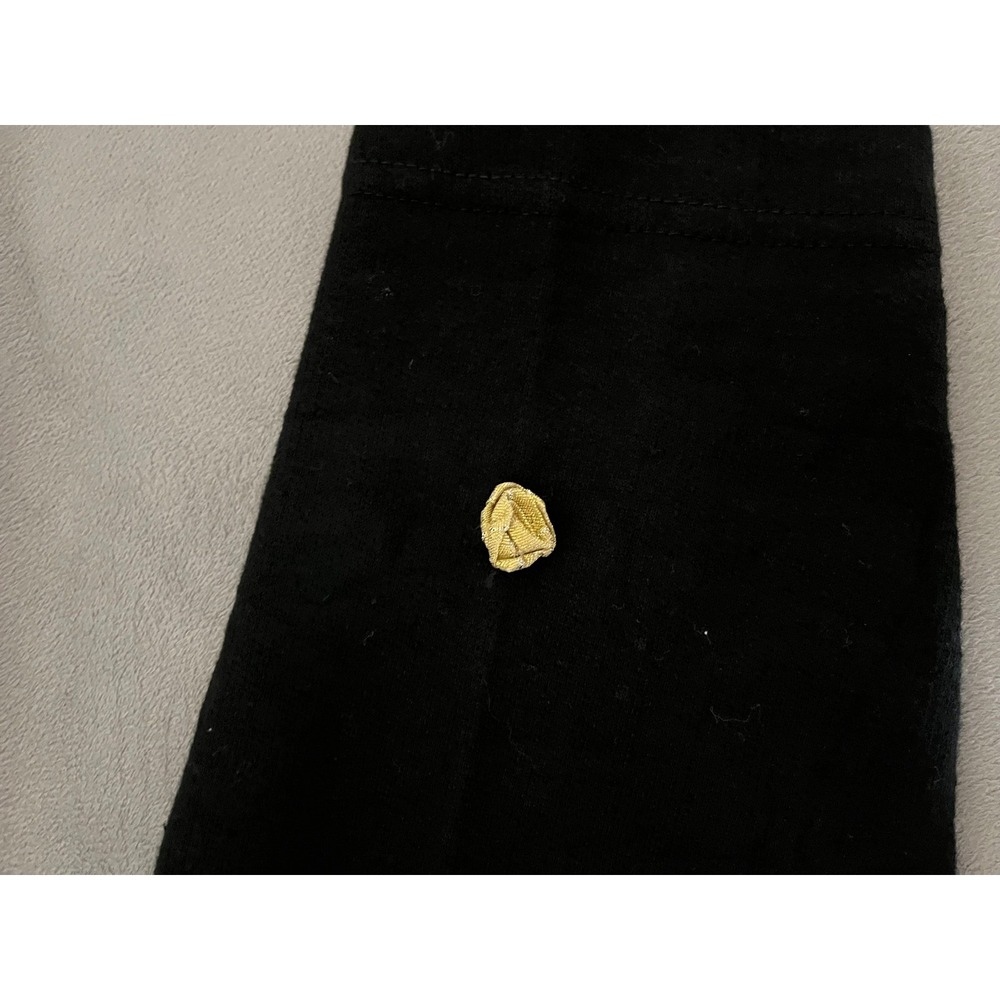 Vintage Jou Jou Black Cropped Jacket Floral Sequin Embroidered Bolero Medium - Picture 7 of 10